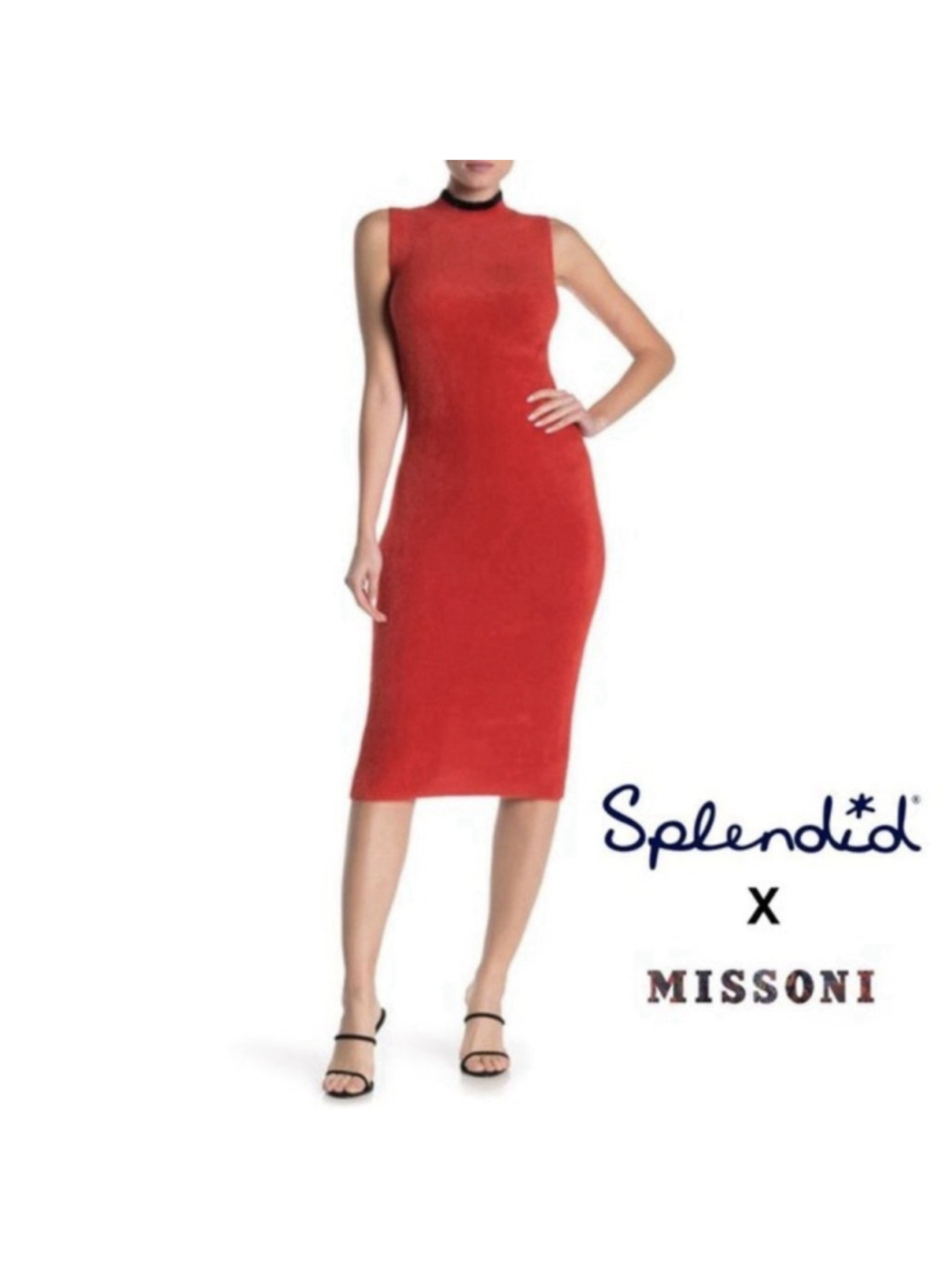 Splendid x Margherita Missoni Pluma Sweater Dress S Midi Fuzzy Eyelash Knit EUC